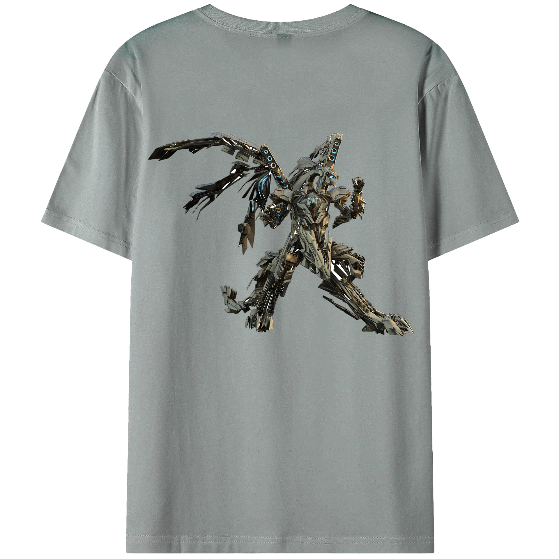 （画像用）  綿100％ メンズ半袖Tシャツ（バックプリント） 通気性